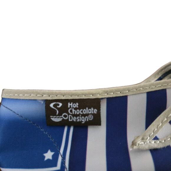 Hot Chocolate Designs Chocolaticas Size 7 ~Mary Janes Navy Sailor Anchor Blue - Picture 10 of 14
